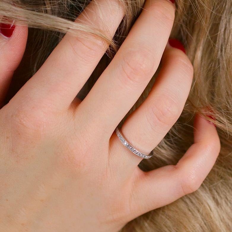 Diamond wedding band 0.19...