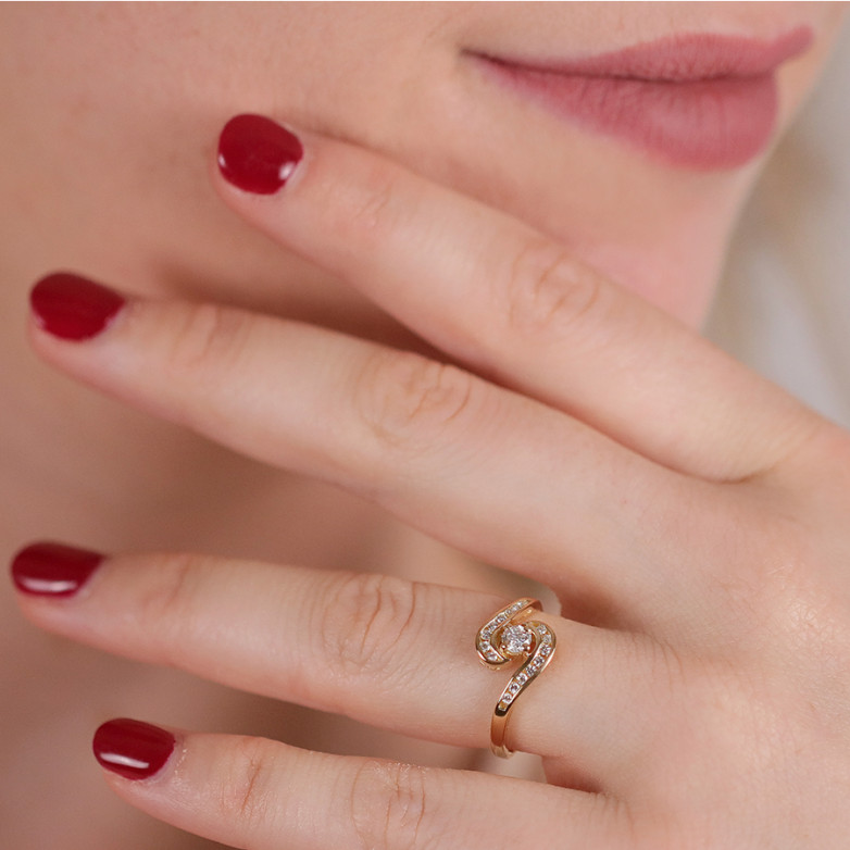 Diamond ring 0.32 carat...