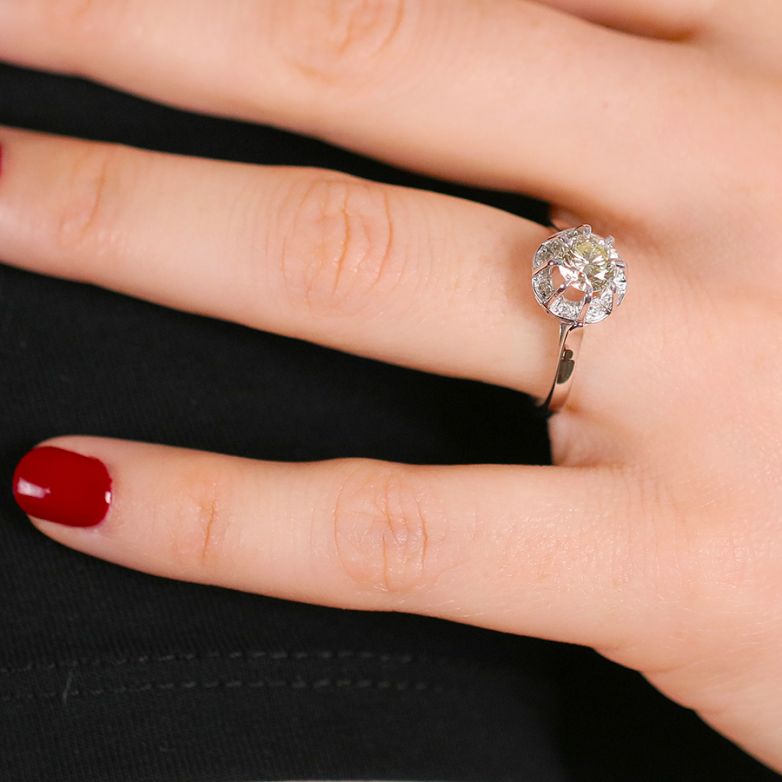 Solitaire vintage diamonds...