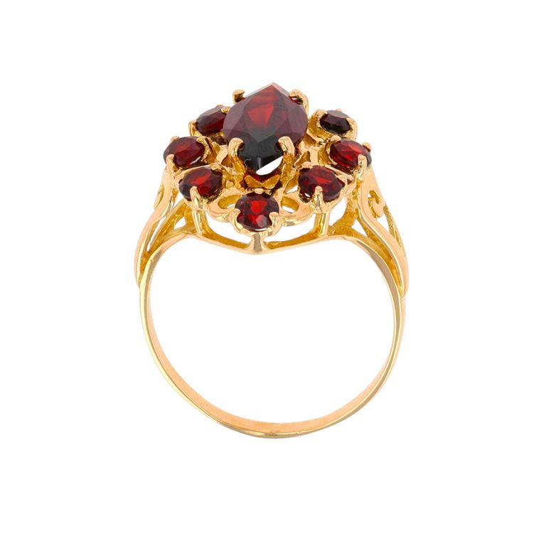 Ring garnets 2.55 carats...