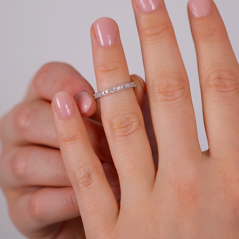Diamond wedding band 0.46...