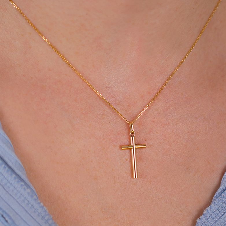 Yellow gold cross 2.30g