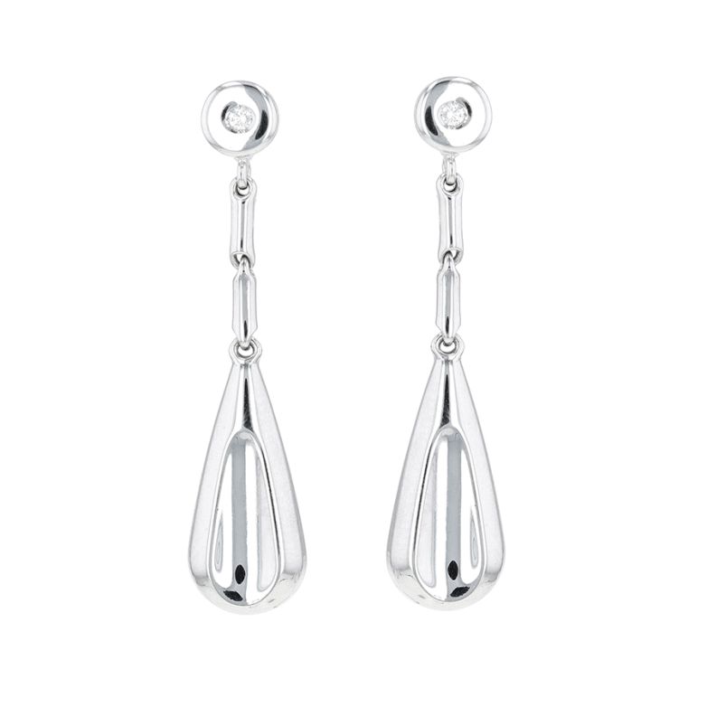 Earrings diamonds 0.04...