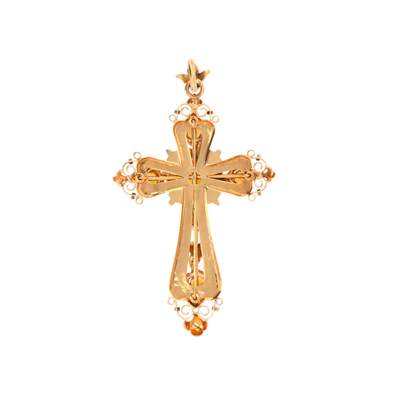 Cross citrines 0.77 carat...