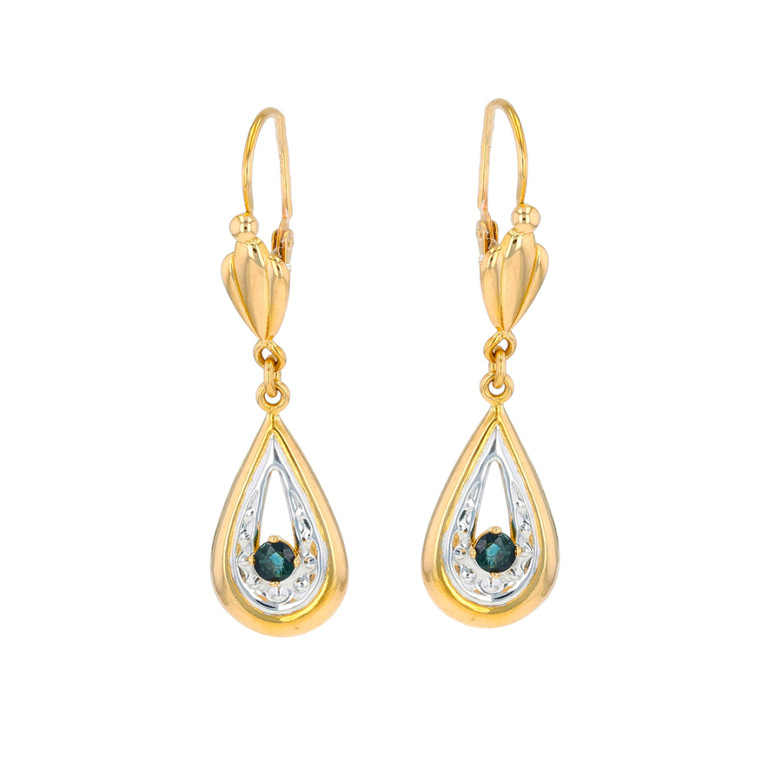 Sleeper earrings sapphires...