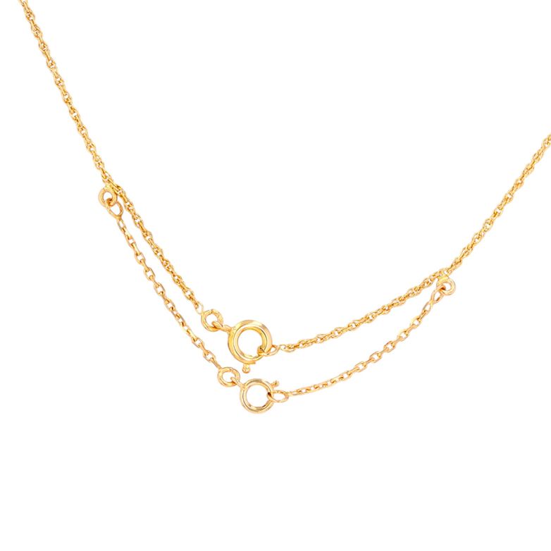 Necklace with 0.22 carat...