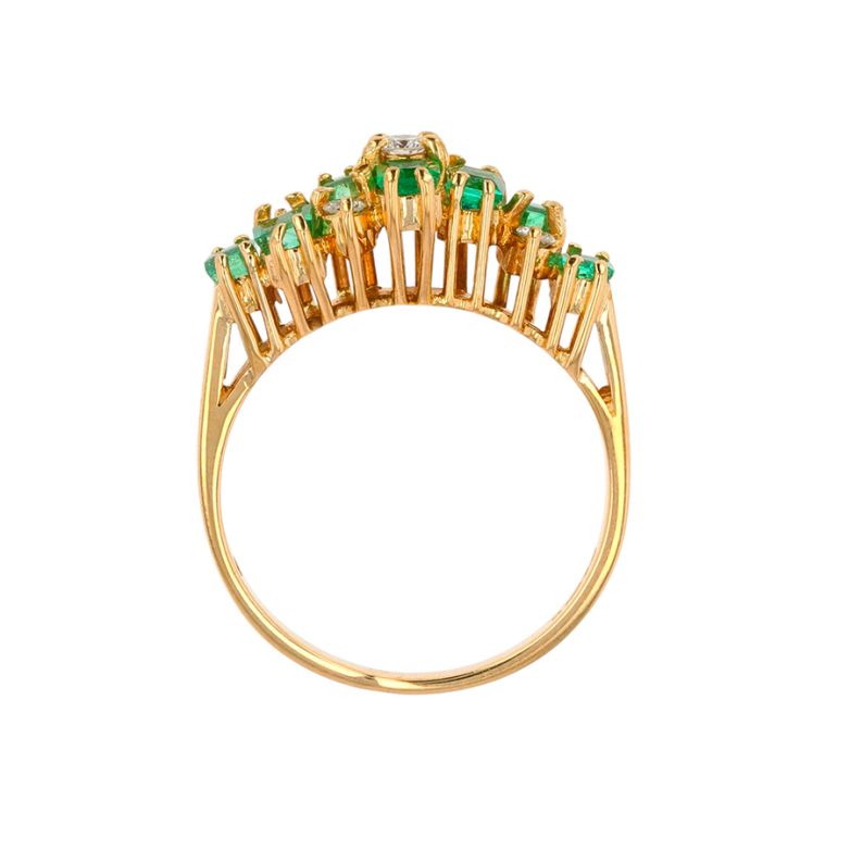 Ring emeralds 0.40 carat...