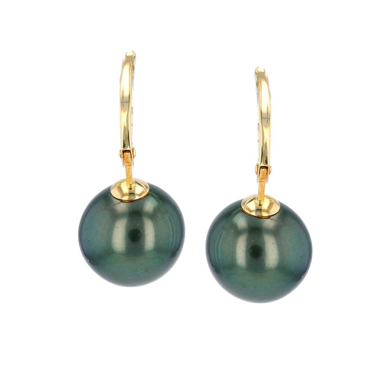 Earrings Tahitian pearls...
