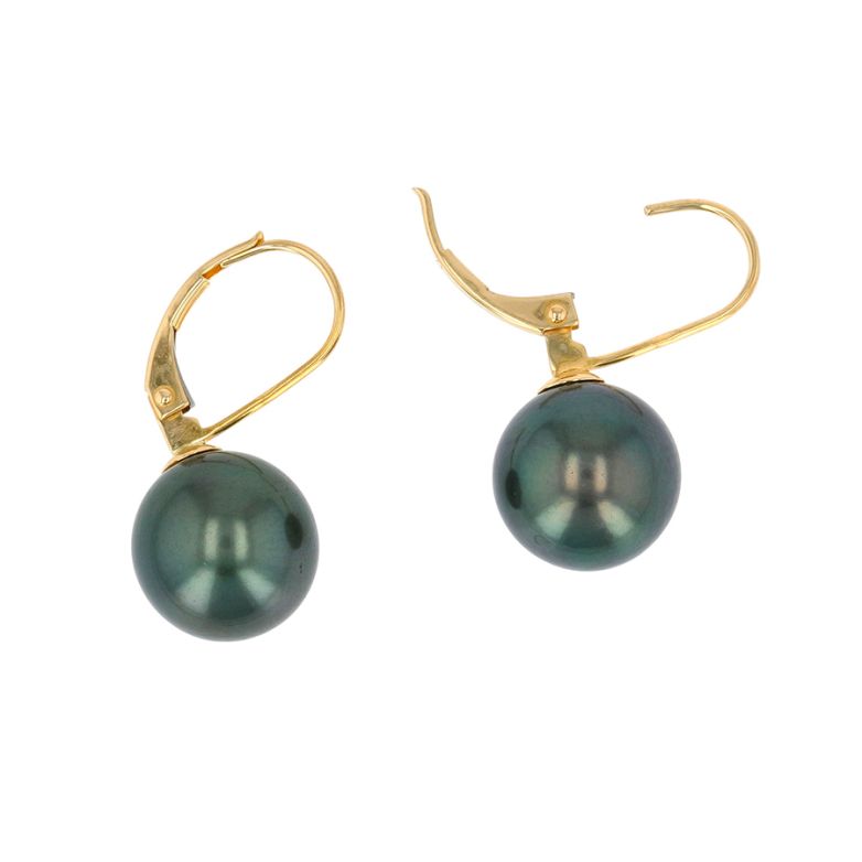 Earrings Tahitian pearls...