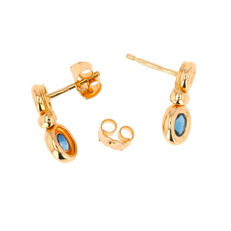 Earrings sapphires 0.34...