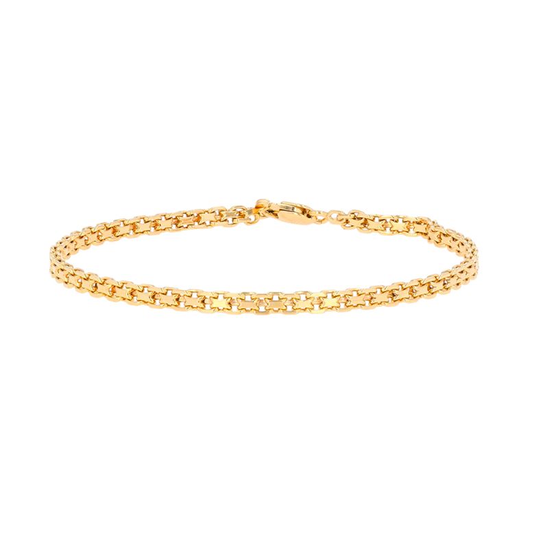 Fancy mesh bracelet yellow...