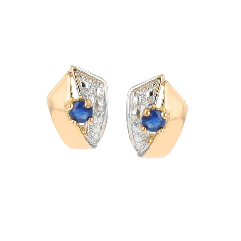 Earrings sapphires 0.16...