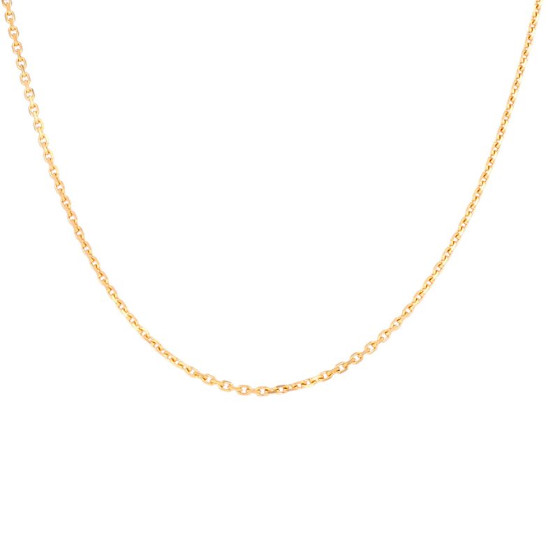 Yellow gold forçat chain 7.43g