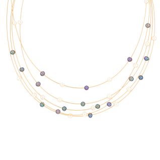 Multi-row cultured pearl...