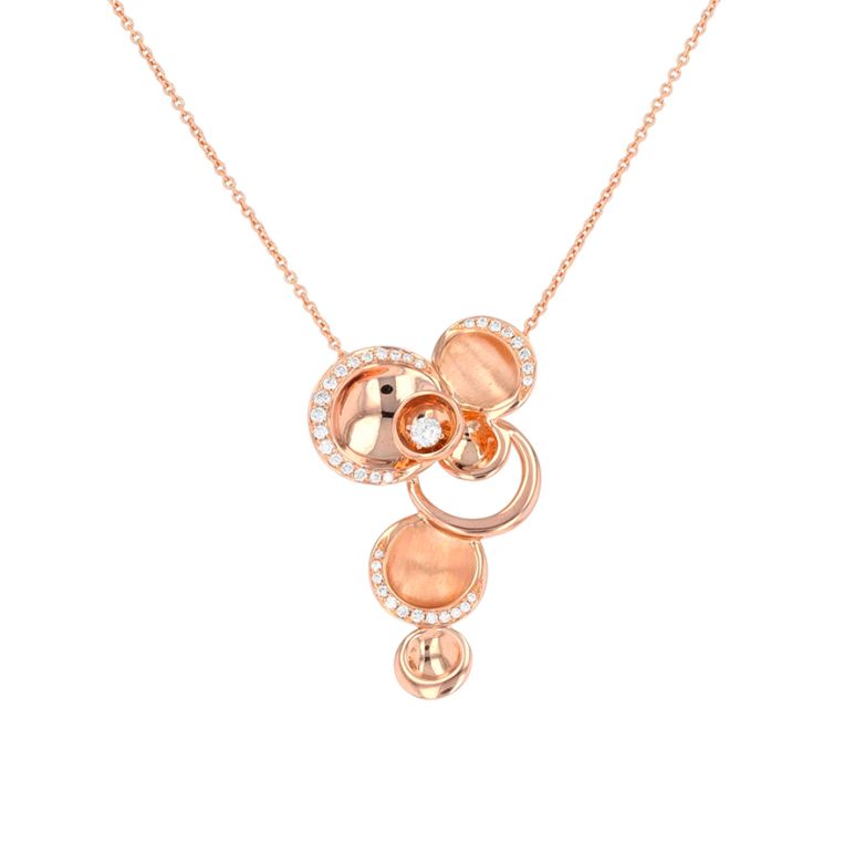 Necklace diamonds 0.38...