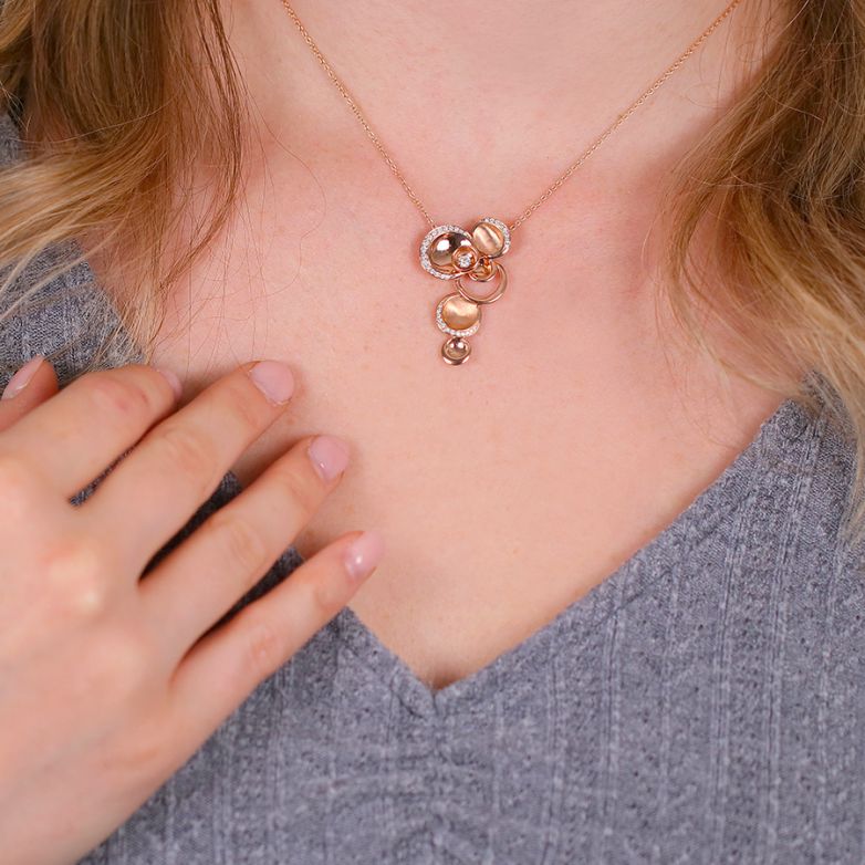 Necklace diamonds 0.38...