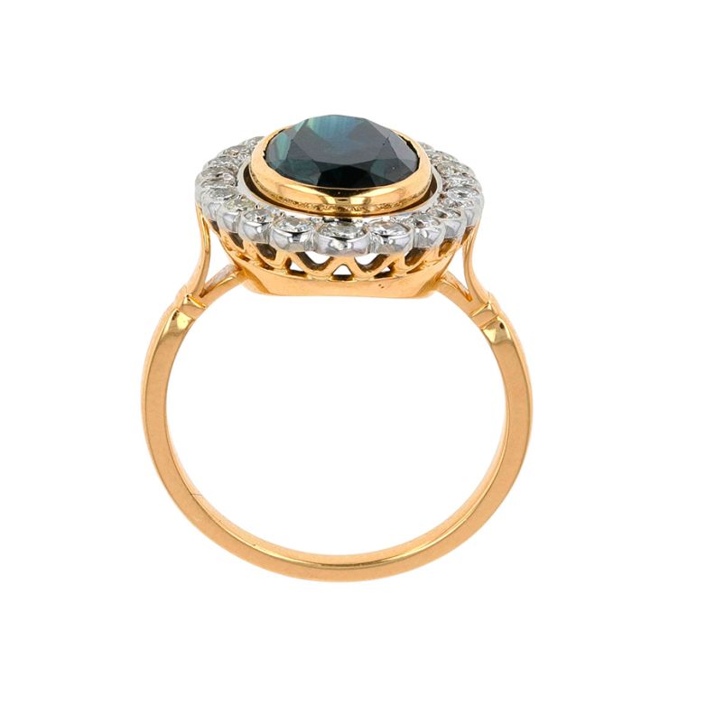 Ring marguerite sapphire...
