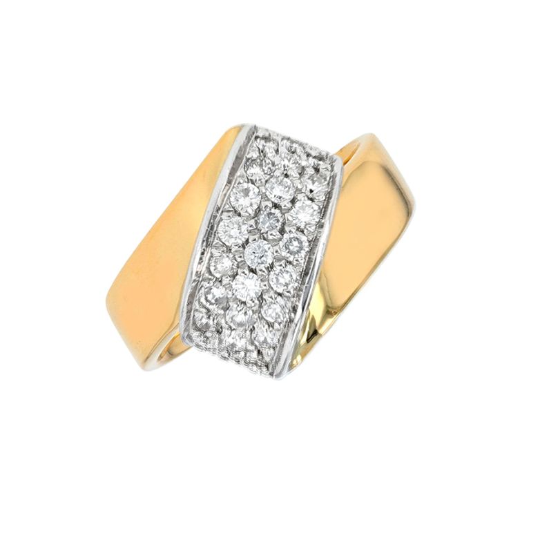 Diamond ring 0.37 carat 2...