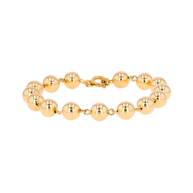 Ball link bracelet yellow...