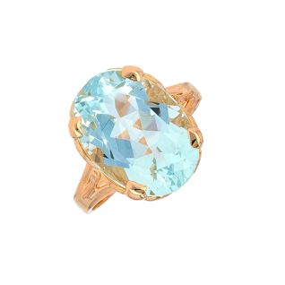 Aquamarine ring 4.77 carats...
