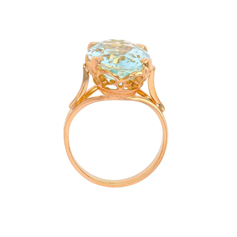 Aquamarine ring 4.77 carats...