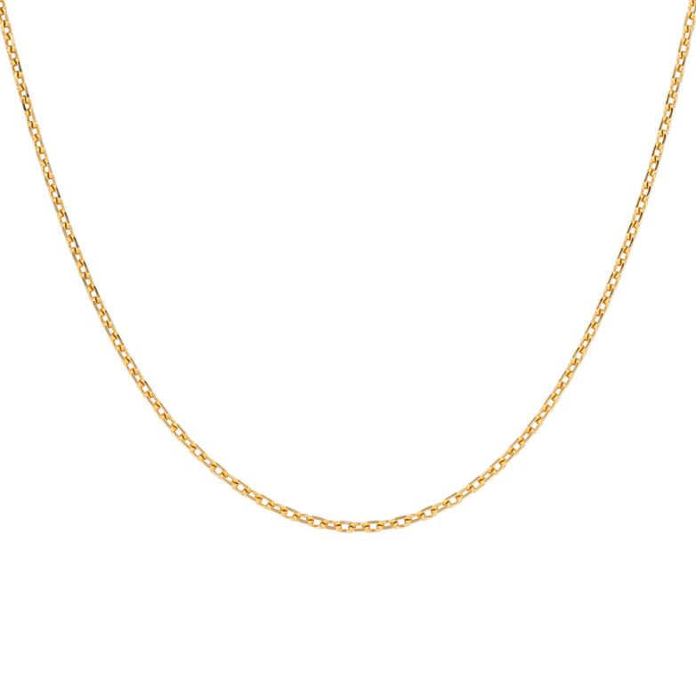 Yellow gold forçat chain 7.23g