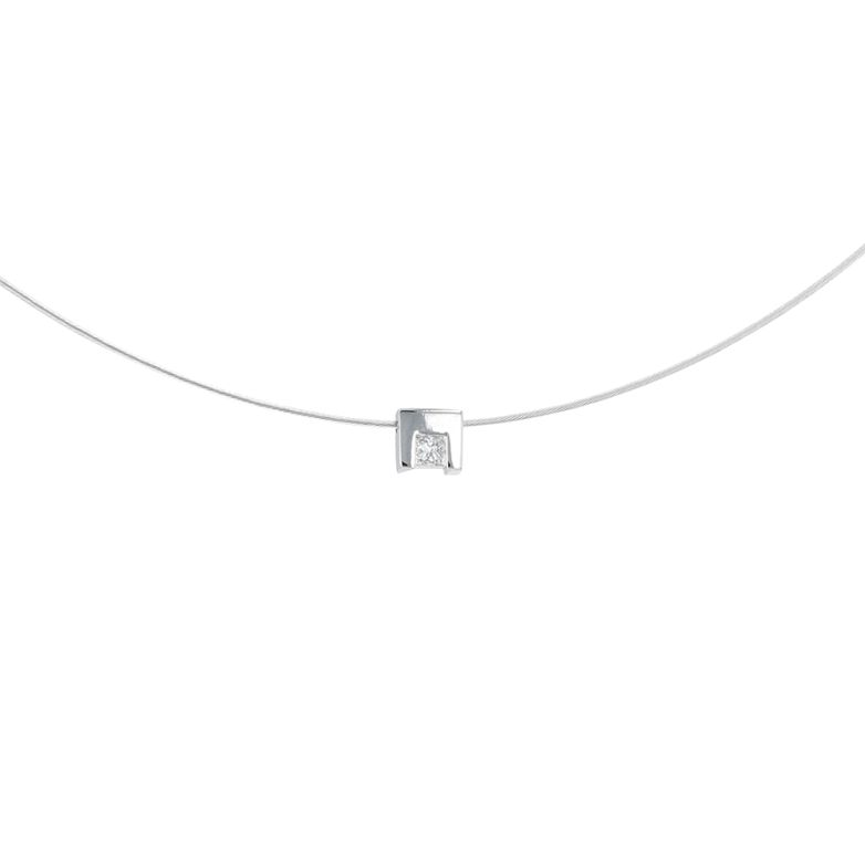 Diamond necklace 0.13 carat...