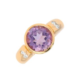 2.50 carat amethyst ring...