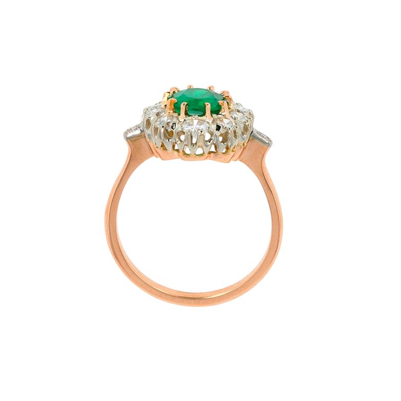 Vintage ring emerald 0.83...