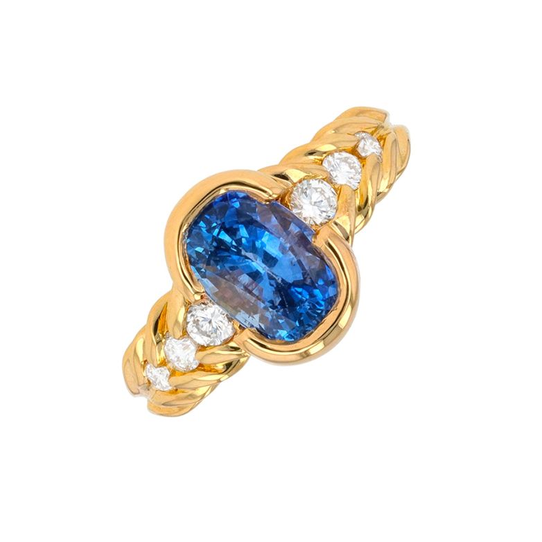 Ring sapphire 1.96 carat...