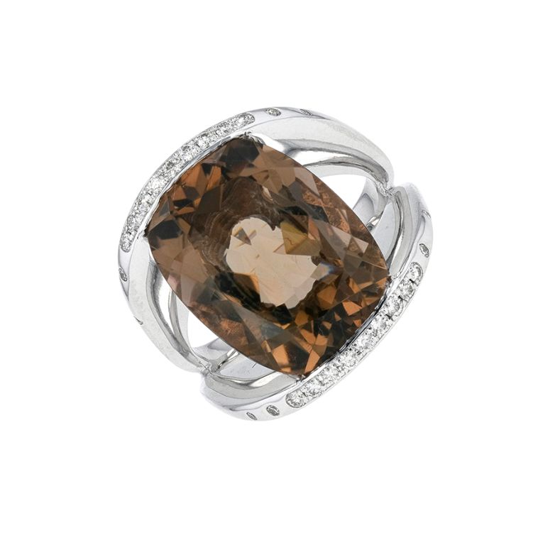 Ring smoky quartz 10.37...