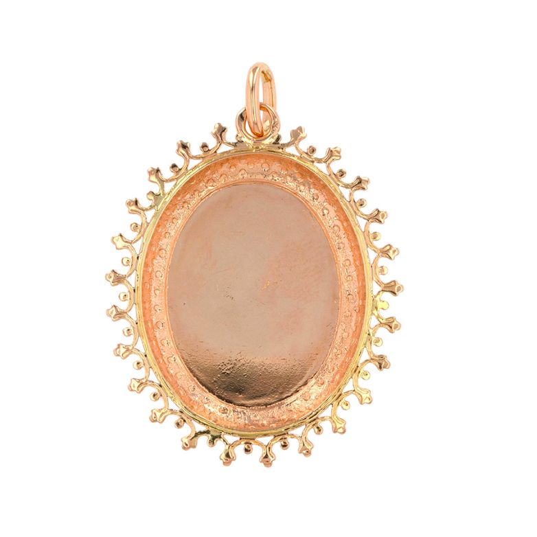 Vintage yellow gold pendant...