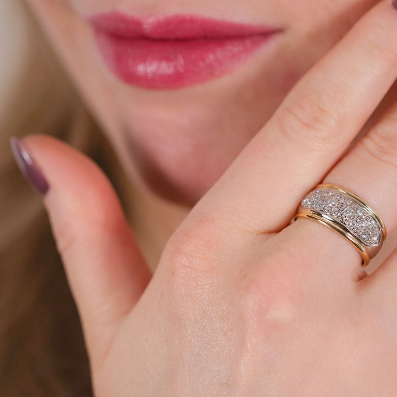 Vintage diamond ring 0.32...