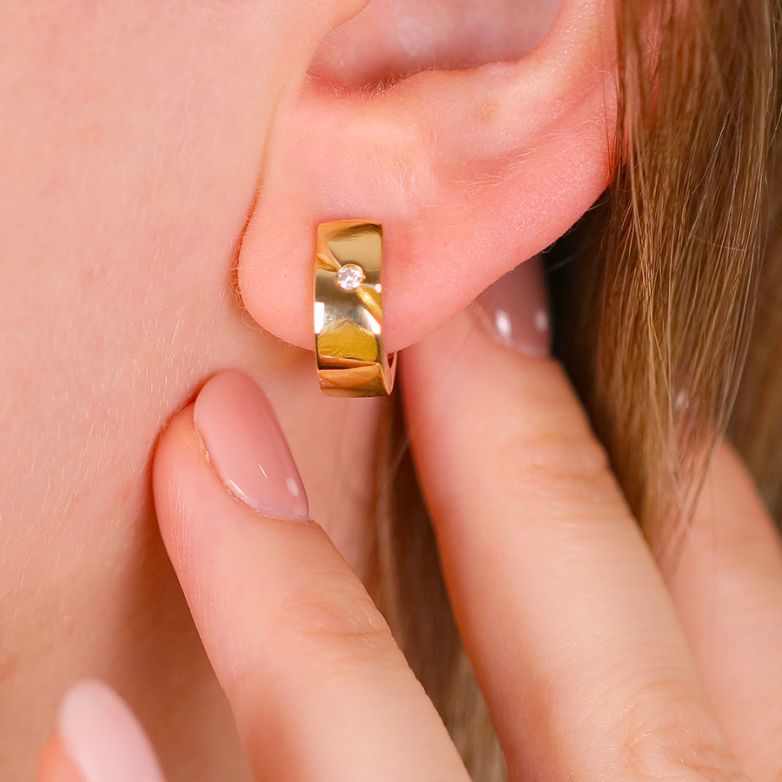 Earrings diamonds 0.04...
