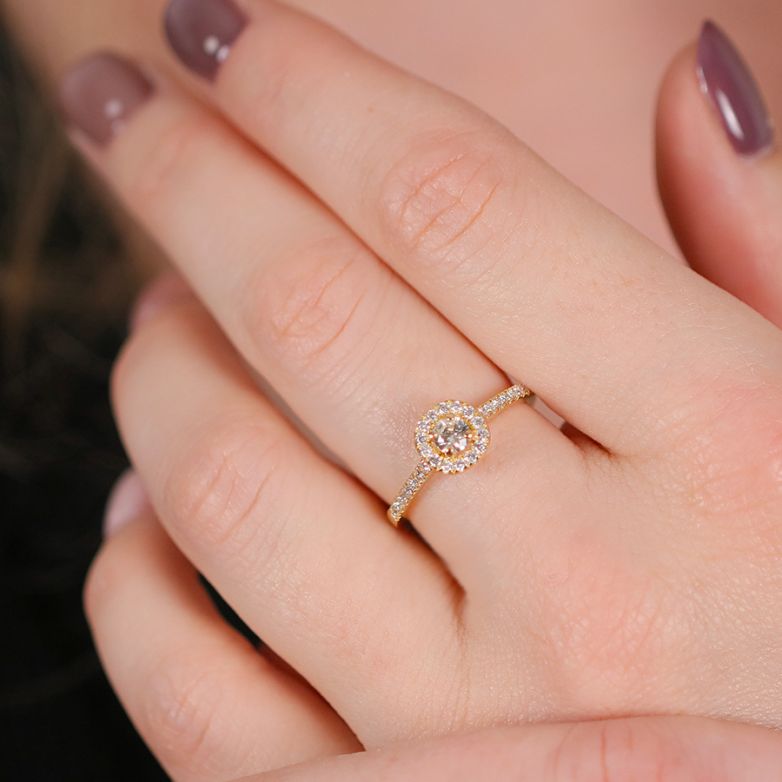 Diamond ring 0.32 carat...