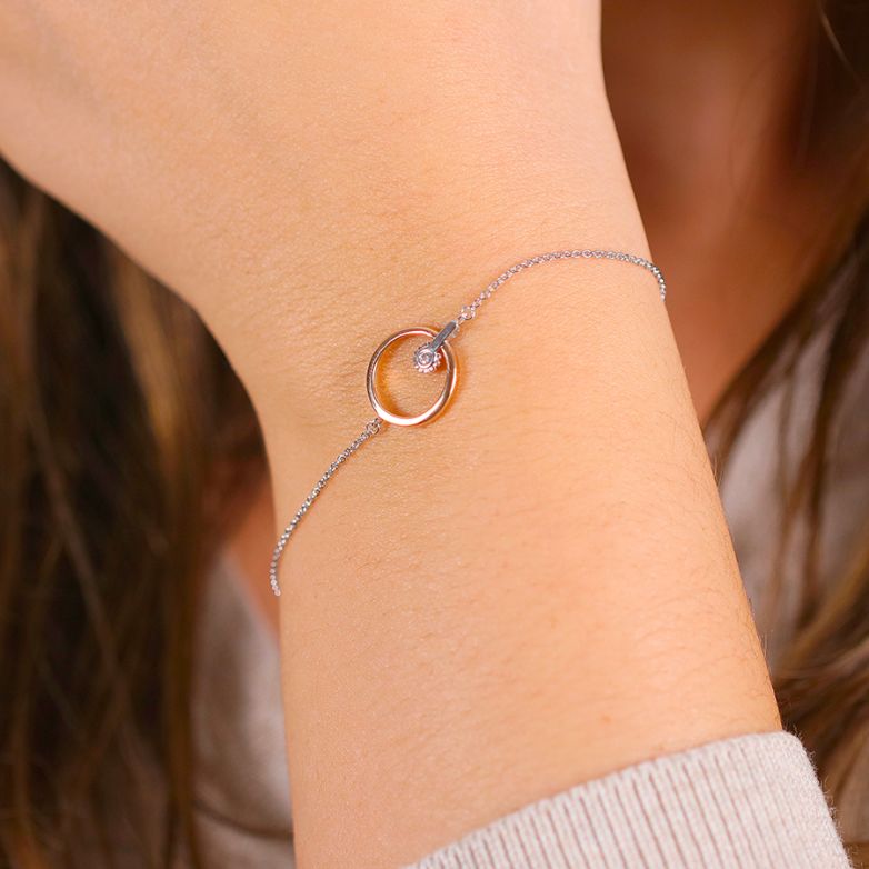 Diamond bracelet 0.02 carat...