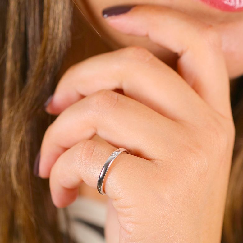 Diamond wedding band 0.03...
