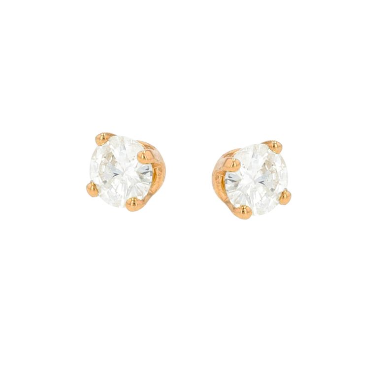 Earrings diamonds 0.64...