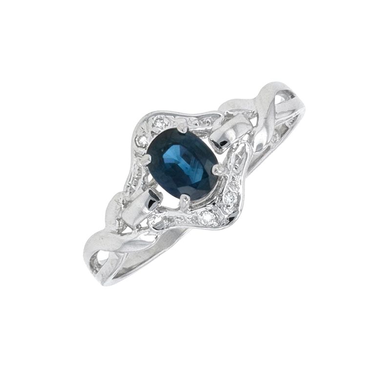 Ring sapphire 0.38 carat...