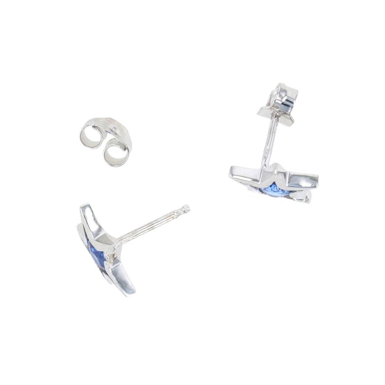 Star earrings with 0.54...