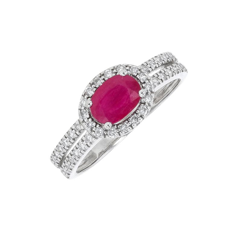 Ring ruby 1.06 carat and...