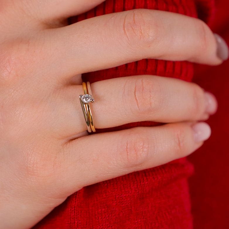 Solitaire diamond 0.16...