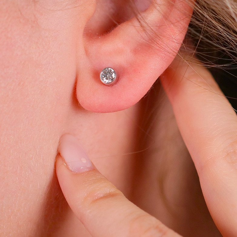 Earrings diamonds 0.36...