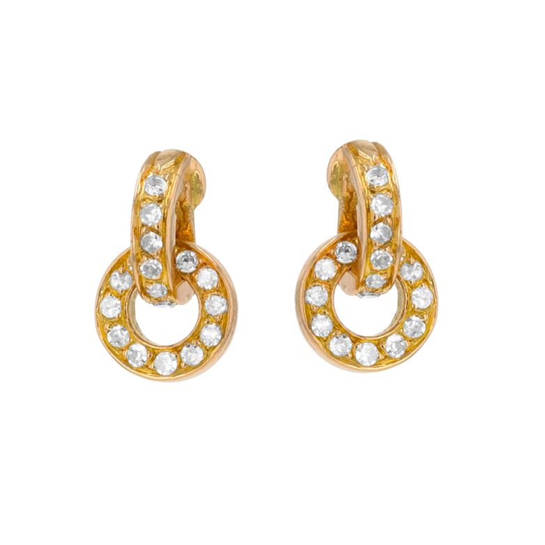 Earrings diamonds 0.36...