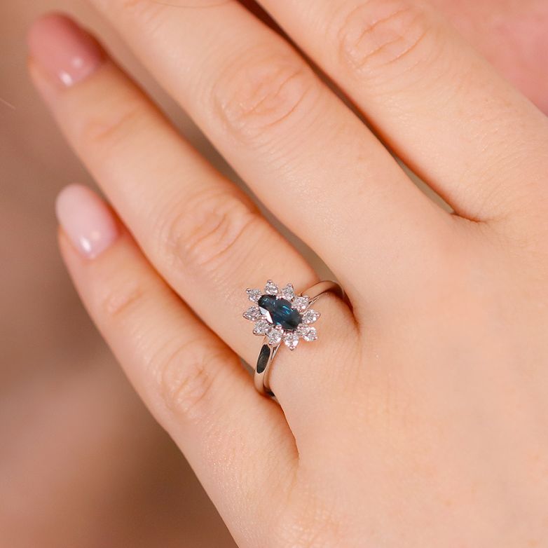 Ring sapphire 0.50 carat...