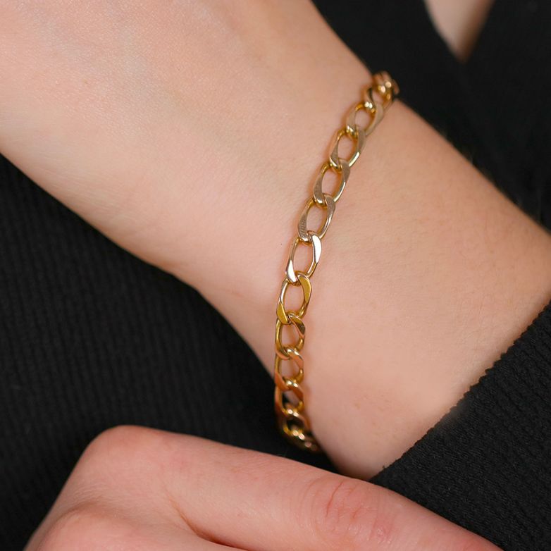 Fancy mesh bracelet yellow...
