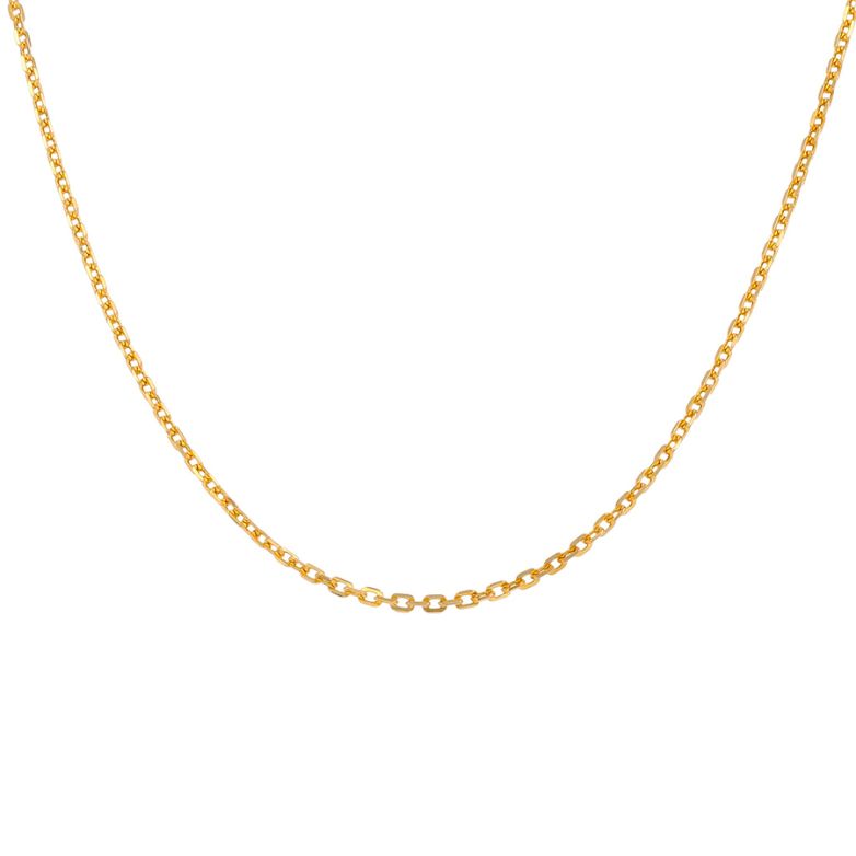 Yellow gold forçat chain 6.87g