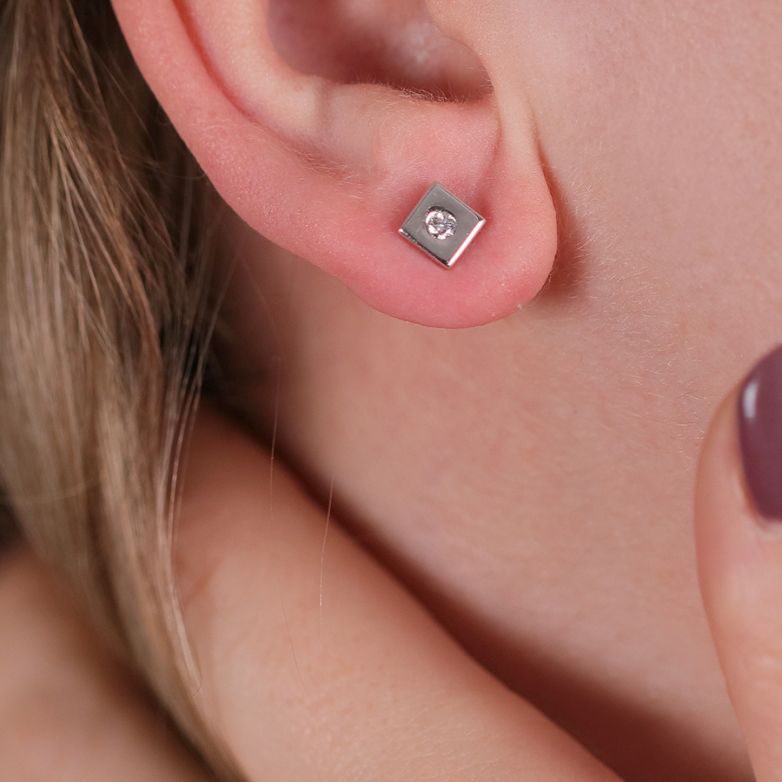 Earrings diamonds 0.08...
