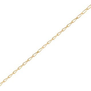 Yellow gold horse chain 2.32g