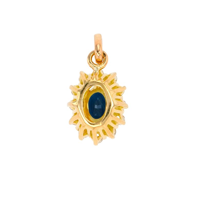 Pendant sapphire 1.11 carat...